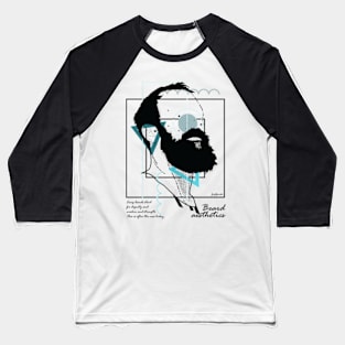 Beard aesthetics version 8 Baseball T-Shirt